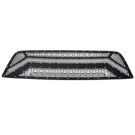 APS GR04DEH21N - Black Stainless Steel Main Upper Laser Cut Grille