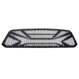 APS GR04DEI86M - Black Stainless Steel Main Upper Laser Cut Grille