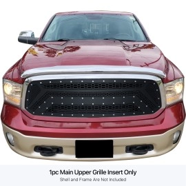 APS GR04DEI86N - Black Stainless Steel Main Upper Laser Cut Grille