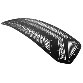 APS GR04DEI86N - Black Stainless Steel Main Upper Laser Cut Grille