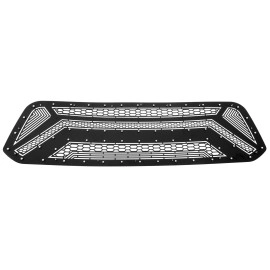 APS GR04DEI86N - Black Stainless Steel Main Upper Laser Cut Grille