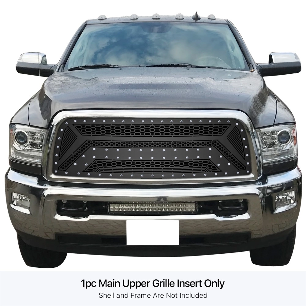 APS GR04DFC30N - Black Stainless Steel Main Upper Laser Cut Grille