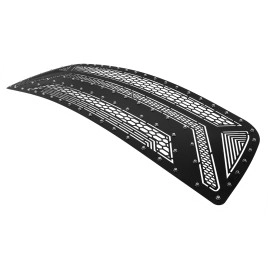 APS GR04DFC30N - Black Stainless Steel Main Upper Laser Cut Grille