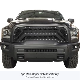 APS GR04DFC77N - Black Stainless Steel Main Upper Laser Cut Grille