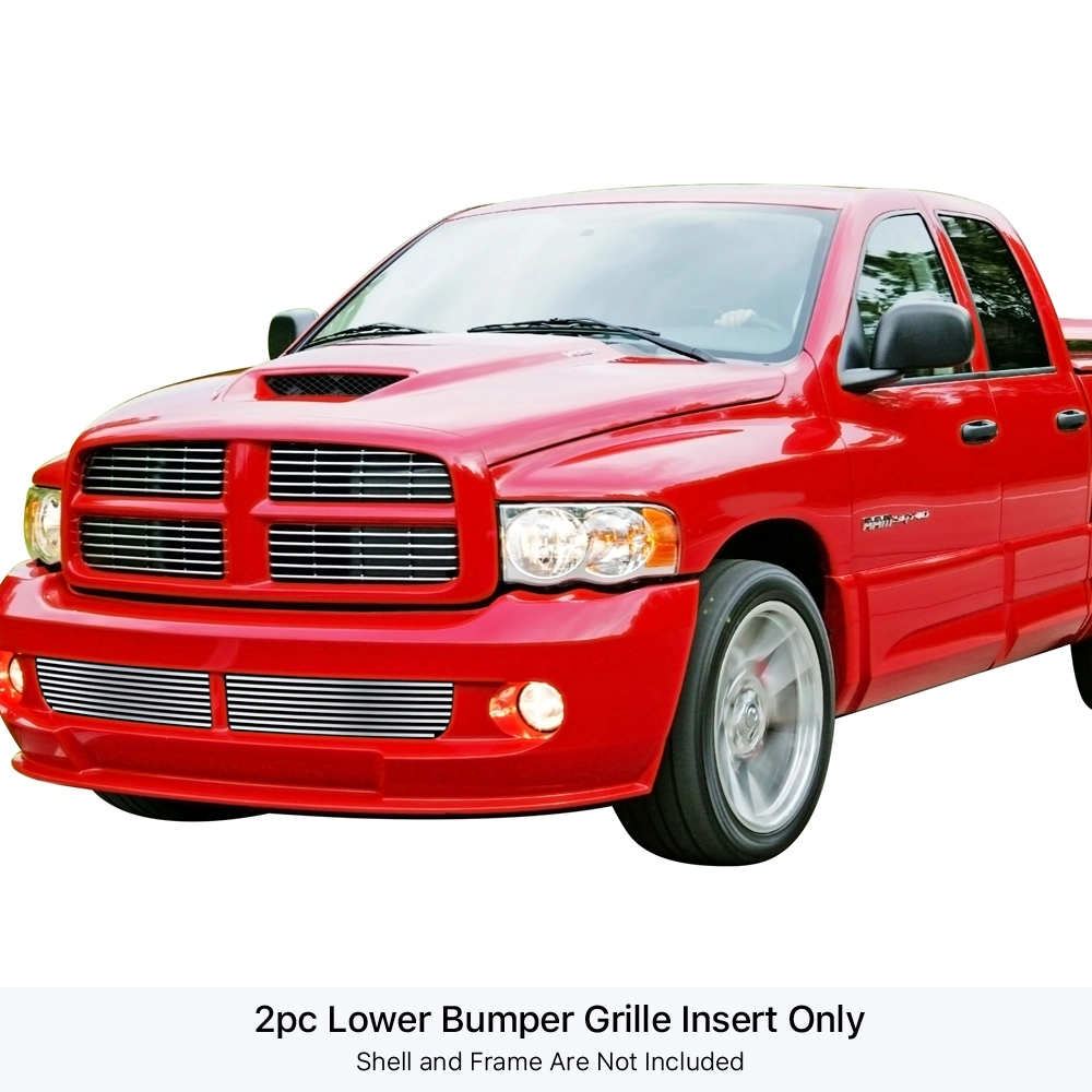 APS GR04FEA57S - Polished Stainless Steel Lower Bumper Horizontal Billet Grille