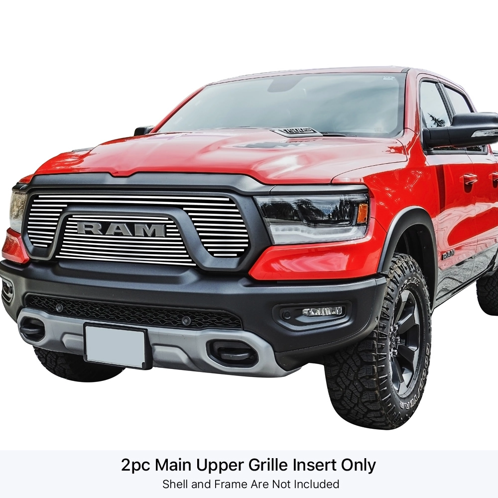 APS GR04FEB03S - Polished Stainless Steel Main Upper Horizontal Billet Grille