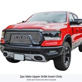 APS GR04FEB03S - Polished Stainless Steel Main Upper Horizontal Billet Grille