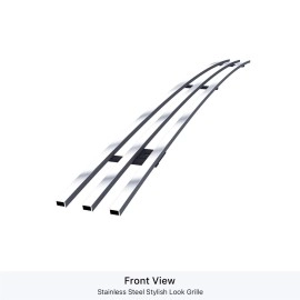 APS GR04FEB56S - Polished Stainless Steel Lower Bumper Horizontal Billet Grille