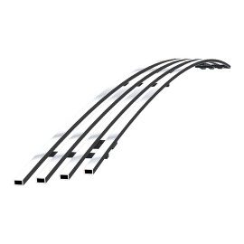 APS GR04FEC75S - Polished Stainless Steel Lower Bumper Horizontal Billet Grille