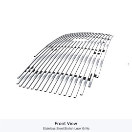 APS GR04FEG87S - Polished Stainless Steel Main Upper Horizontal Billet Grille