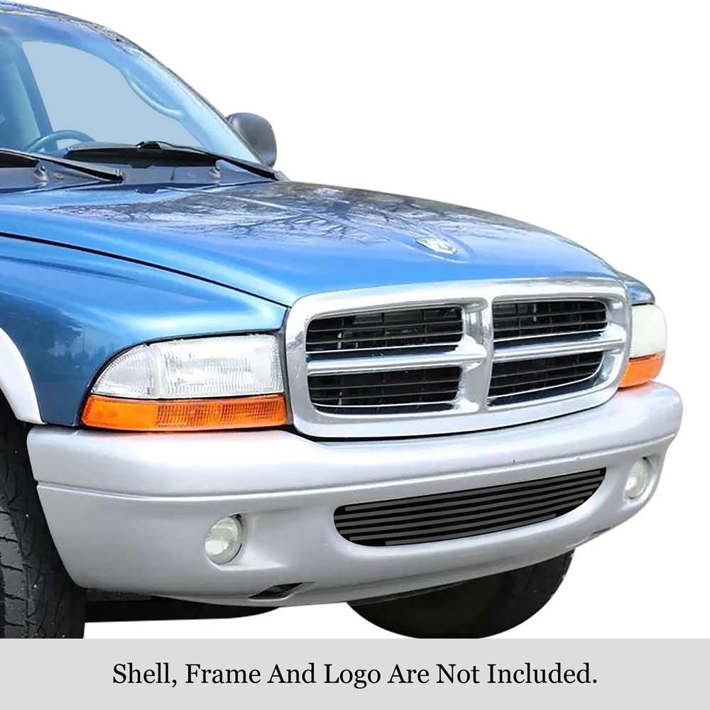 APS GR04FEH10J - Black Stainless Steel Lower Bumper Horizontal Billet Grille