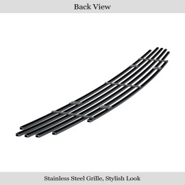 APS GR04FEH10J - Black Stainless Steel Lower Bumper Horizontal Billet Grille