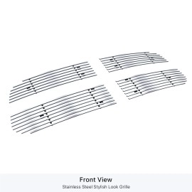 APS GR04FEI19S - Polished Stainless Steel Main Upper Horizontal Billet Grille