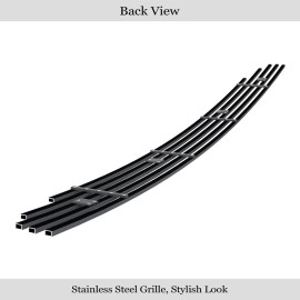 APS GR04FEJ31J - Black Stainless Steel Lower Bumper Horizontal Billet Grille