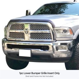 APS GR04FFC32J - Black Stainless Steel Lower Bumper Horizontal Billet Grille