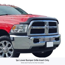 APS GR04FFC32S - Polished Stainless Steel Lower Bumper Horizontal Billet Grille