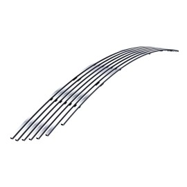 APS GR04FFC39S - Black Stainless Steel Lower Bumper Horizontal Billet Grille