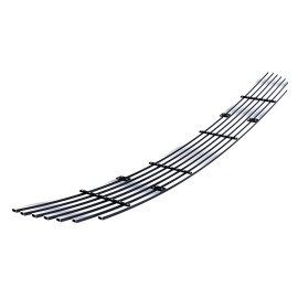 APS GR04FFC39S - Black Stainless Steel Lower Bumper Horizontal Billet Grille