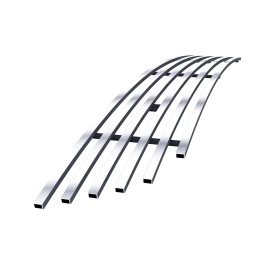 APS GR04FFC46S - Polished Stainless Steel Lower Bumper Horizontal Billet Grille