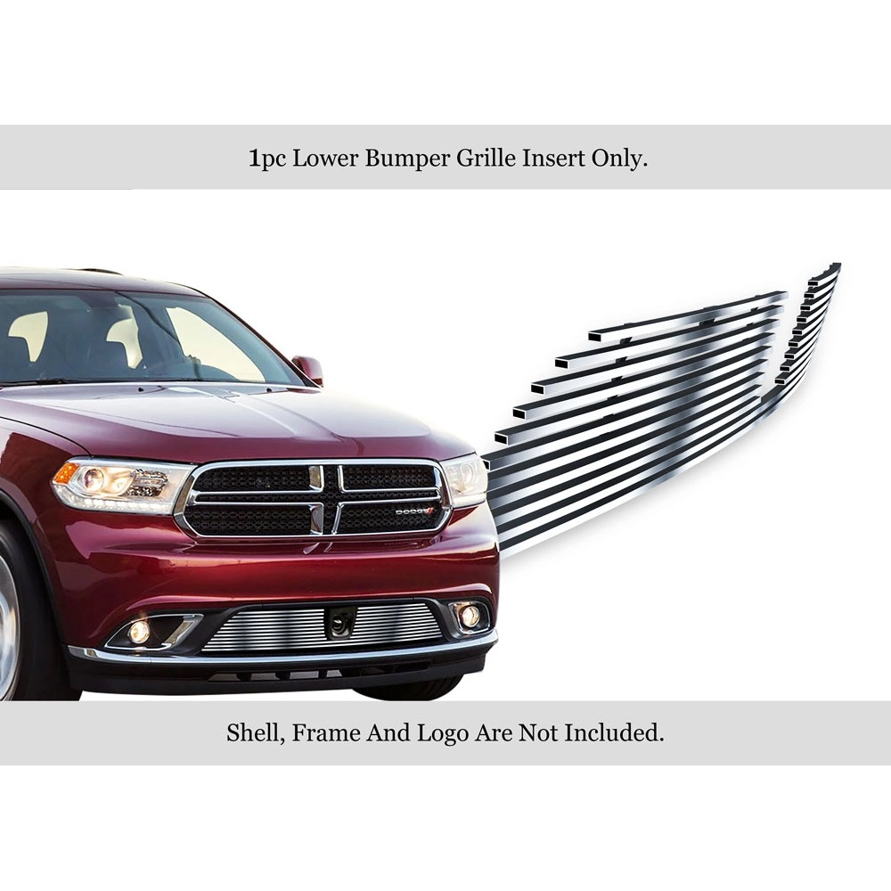 APS GR04FFC48C - Hairline Stainless Steel Lower Bumper Horizontal Billet Grille