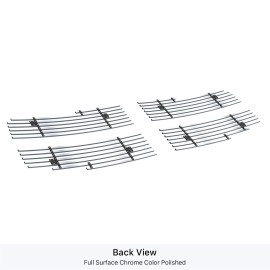 APS GR04FFD44S - Polished Stainless Steel Main Upper Horizontal Billet Grille