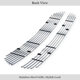 APS GR04FFG28S - Polished Stainless Steel Main Upper Horizontal Billet Grille