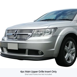 APS GR04FFH76S - Polished Stainless Steel Main Upper Horizontal Billet Grille