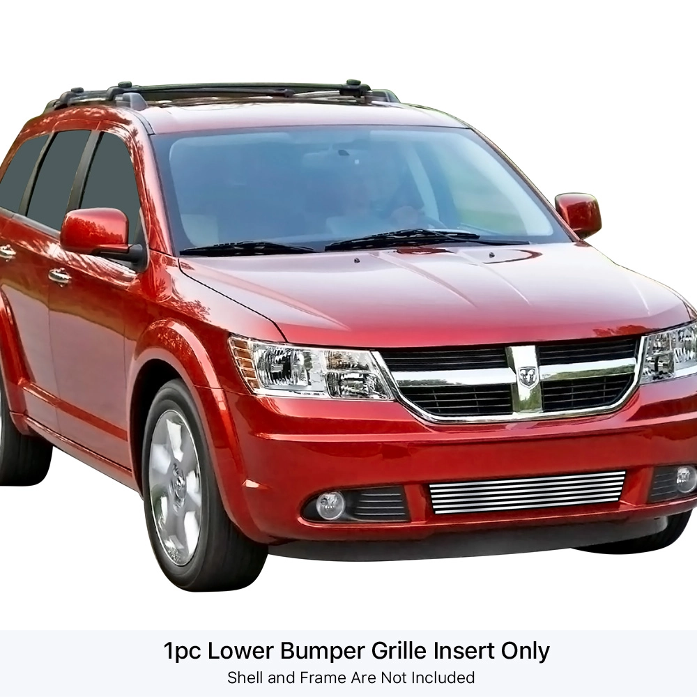 APS GR04FFH77S - Polished Stainless Steel Lower Bumper Horizontal Billet Grille