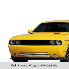 APS GR04FFI18C - Hairline Stainless Steel Lower Bumper Horizontal Billet Grille