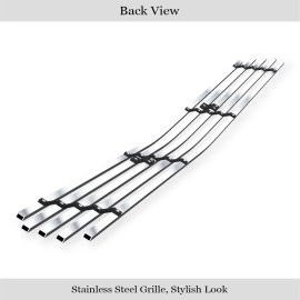 APS GR04FFI18C - Hairline Stainless Steel Lower Bumper Horizontal Billet Grille