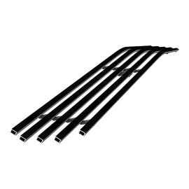 APS GR04FFI18J - Black Stainless Steel Lower Bumper Horizontal Billet Grille