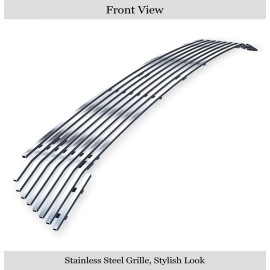 APS GR04FFJ35S - Polished Stainless Steel Main Upper Horizontal Billet Grille