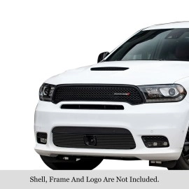 APS GR04FFJ36J - Black Stainless Steel Lower Bumper Horizontal Billet Grille