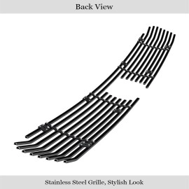 APS GR04FFJ36J - Black Stainless Steel Lower Bumper Horizontal Billet Grille