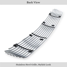 APS GR04FFJ37C - Hairline Stainless Steel Lower Bumper Horizontal Billet Grille