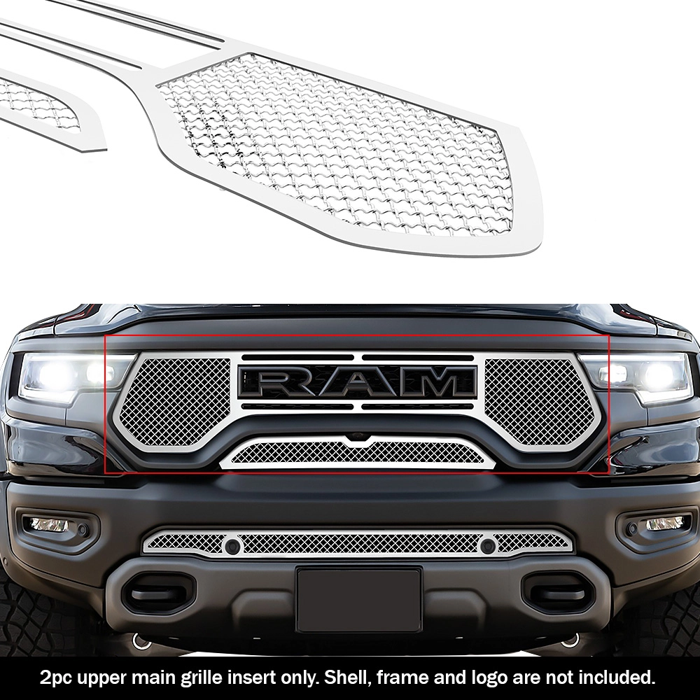 APS GR04GEB31S - Polished Stainless Steel Main Upper 2.5mm Wire Mesh Grille