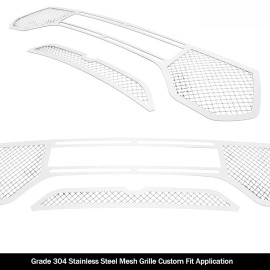 APS GR04GEB31S - Polished Stainless Steel Main Upper 2.5mm Wire Mesh Grille