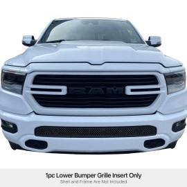 APS GR04GEJ21K - Black Stainless Steel Lower Bumper 2.5mm Wire Mesh Grille