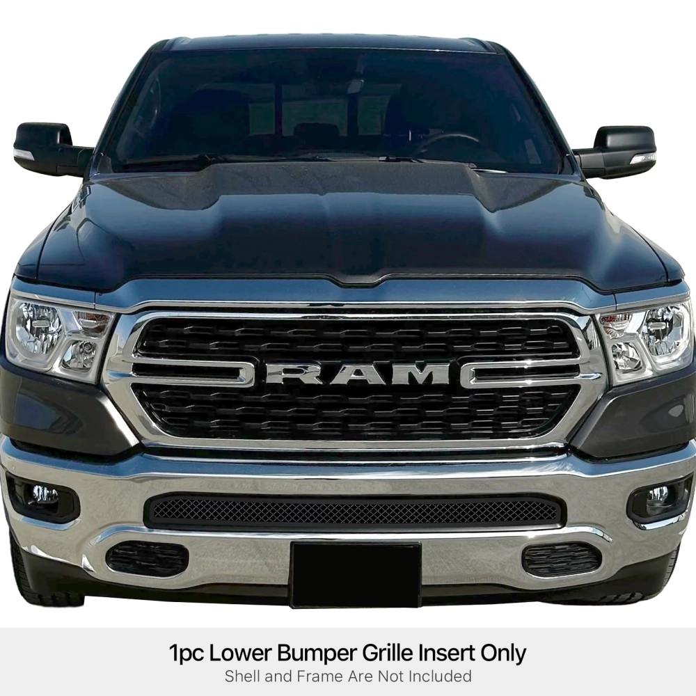 APS GR04GEJ31K - Black Stainless Steel Lower Bumper 2.5mm Wire Mesh Grille