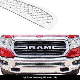 APS GR04GEJ31S - Polished Stainless Steel Lower Bumper 2.5mm Wire Mesh Grille