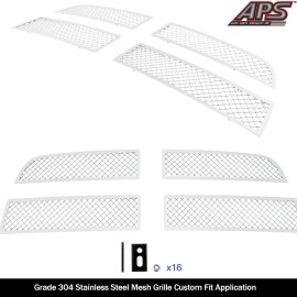 APS GR04GFC31S - Polished Stainless Steel Main Upper 2.5mm Wire Mesh Grille