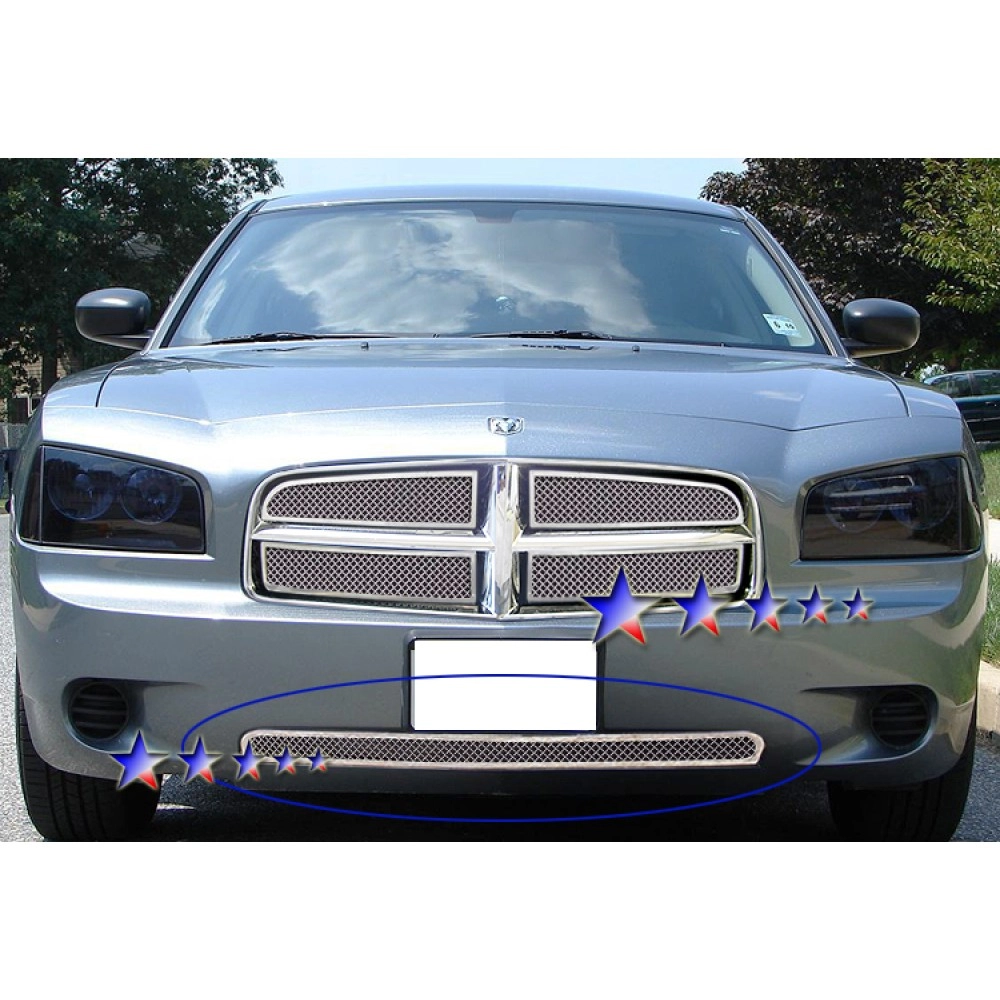APS GR04GFD39T - Polished Stainless Steel Lower Bumper 1.8mm Wire Mesh Grille