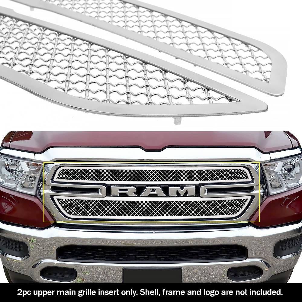 APS GR04GFG28S - Polished Stainless Steel Main Upper 2.5mm Wire Mesh Grille