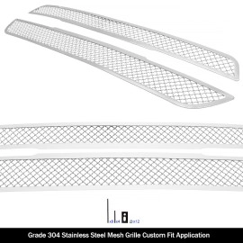 APS GR04GFG28S - Polished Stainless Steel Main Upper 2.5mm Wire Mesh Grille