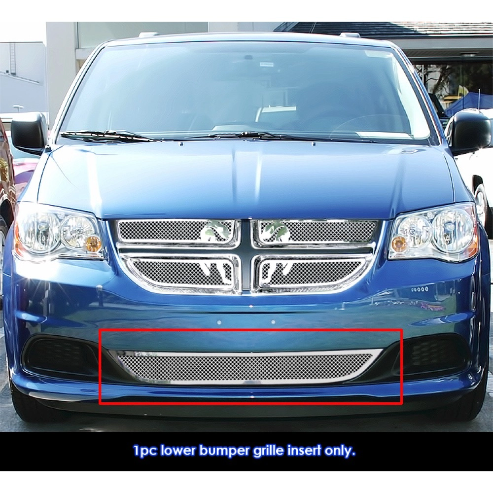 APS GR04GFH67T - Polished Stainless Steel Lower Bumper 1.8mm Wire Mesh Grille