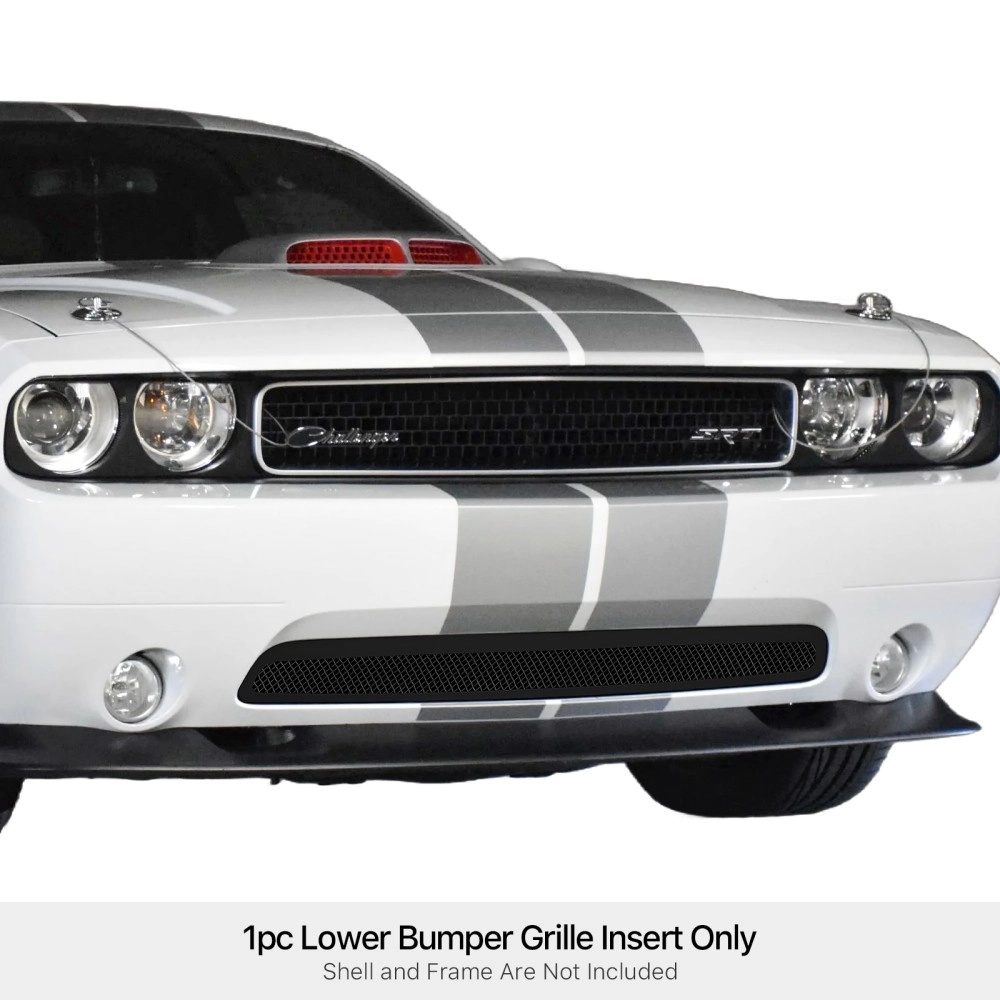 APS GR04GFI18H - Black Stainless Steel Lower Bumper 1.8mm Wire Mesh Grille