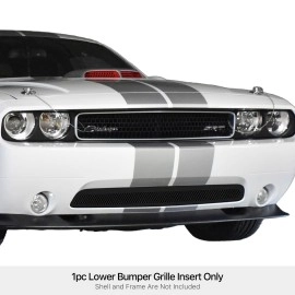 APS GR04GFI18H - Black Stainless Steel Lower Bumper 1.8mm Wire Mesh Grille