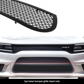 APS GR04GFJ34H - Black Stainless Steel Lower Bumper 1.8mm Wire Mesh Grille