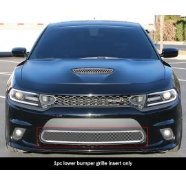 APS GR04GFJ34T - Polished Stainless Steel Lower Bumper 1.8mm Wire Mesh Grille