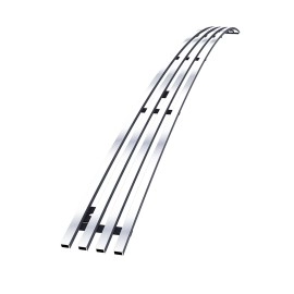 APS GR04HEC19S - Polished Stainless Steel Lower Bumper Horizontal Billet Grille
